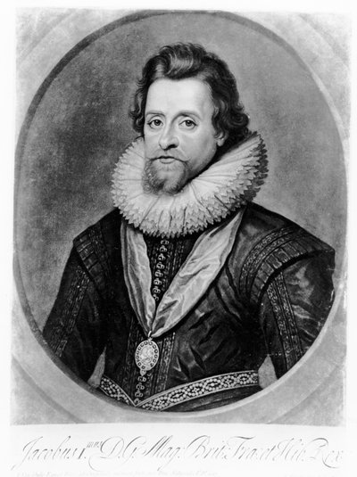 James I. von England, James VI. von Schottland von Anthony van Dyck